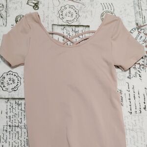 SHEIN Soft Pink Short Sleeve Top